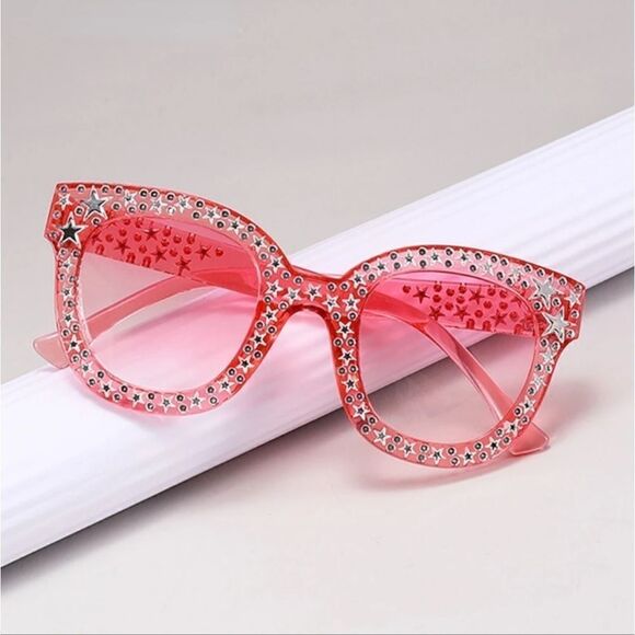 3 for 26$ Pink Star Sunglasses for Kids - Picture 1 of 1